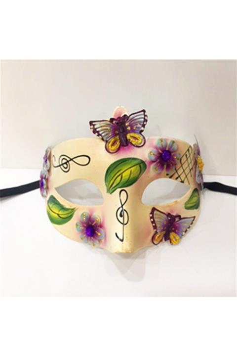HESAPLIJET Mor Kelebek Parti Maskesi