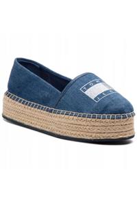 Tommy Hilfiger Kadın Kot Rengi  Winnie 1j Yüksek Taban Espadril Xw0xw01391-1bg