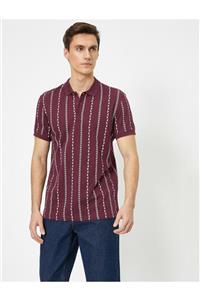 Koton Erkek Bordo Polo Yaka T-shirt