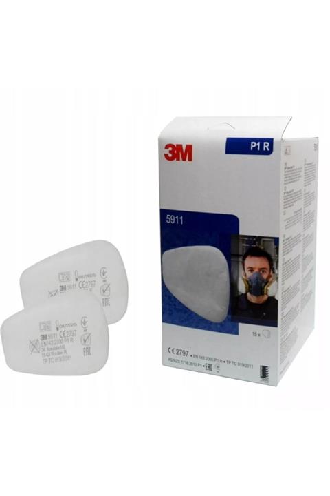 3M 5911 P1r Toz ve Sis Maske Pedi 1 Çift