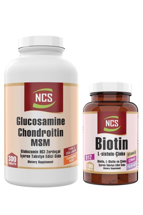 NCS Glucosamine Chondroitin Msm 300 Tablet+biotin 180 Tablet