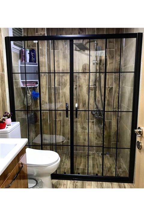 ÖZELDUS Özelduş 140*190 Cm Aralığı 5 Mm Siyah Profil Baskı Desen