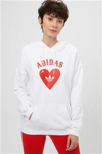 adidas Kadın Originals Sweatshirt - Vday Hoodie - FH8566