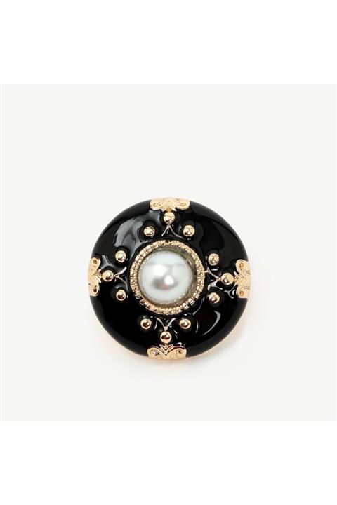 Yargıcı Inci Detaylı Broş