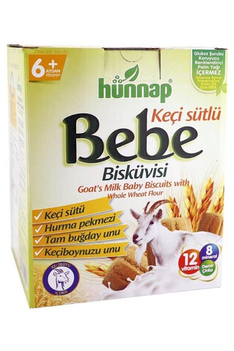 Hünnap Keçisütlü Bebe Bisküvisi 400 gr