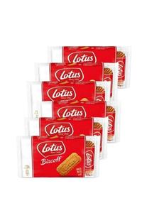 Lotus Biscoff Snack Karamelli Bisküvi 124 Gr Avantaj 6'lı