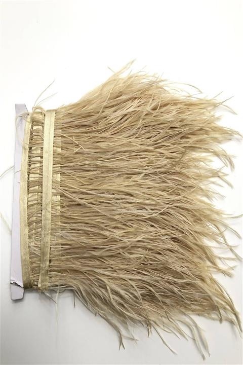 Hobigram Açık Vizon Deve Kuşu Tüyü