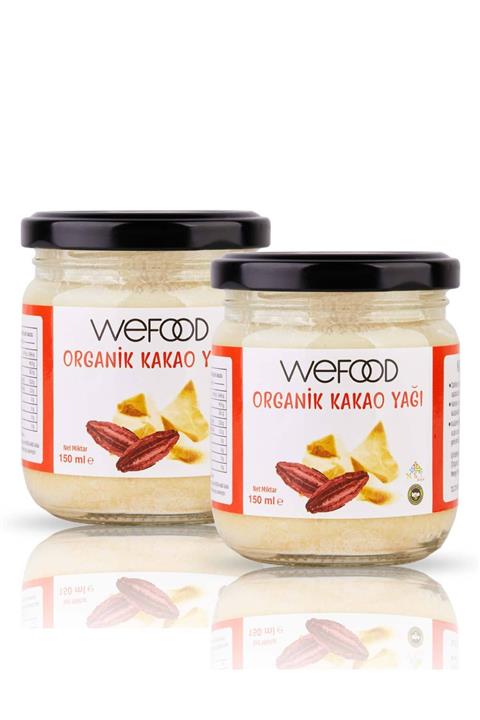 Wefood Organik Kakao Yağı 150 ml 2'li