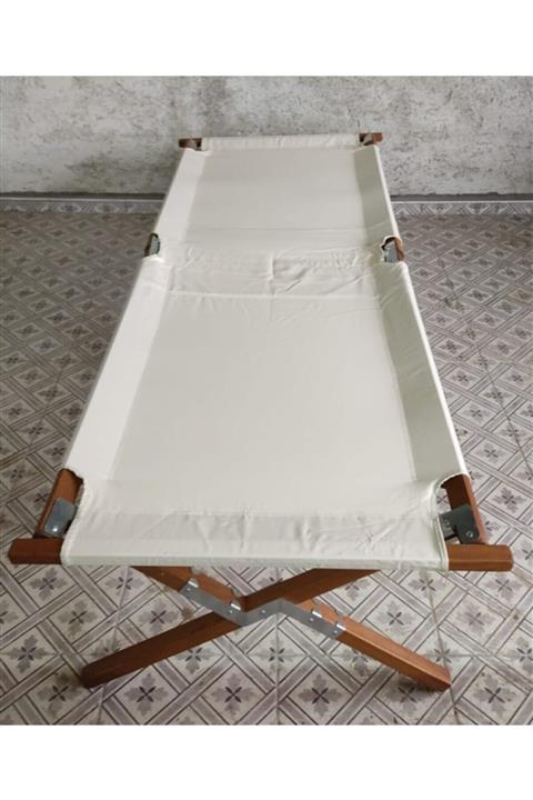PARİTE Ahşap Kampet Kamp Yatağı