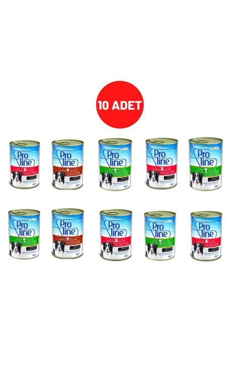 Pro Line Proline Karışık Köpek Maması 415 Gr10 Adet