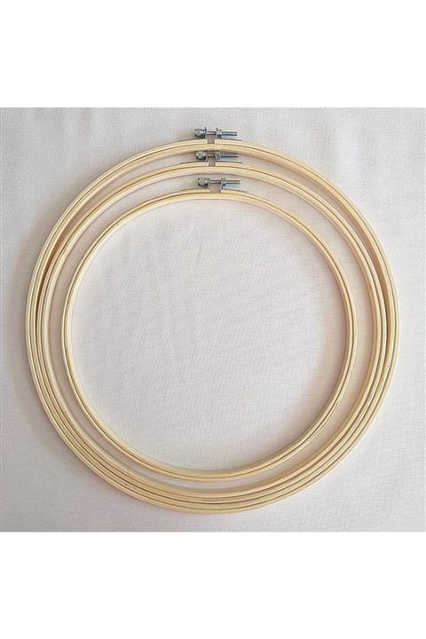 Bade Tasarım Atölyesi Bambu Kasnak Seti 3'lü