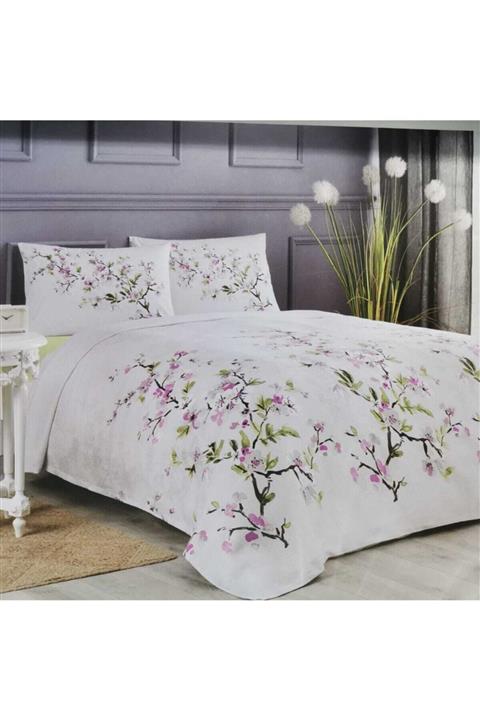 Özdilek Çift Kişilik Pike Takımı Petunia