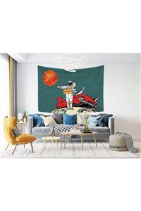 Hobimania Duvar Örtüsü Astronot To Mars Tapestry 150x200 Cm Duvar Dekorasyon Moda