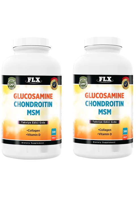FLX 600 Tablet Glucosamine Chondroitin Msm Collagen Vitamin D