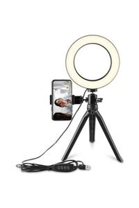 Tk Tech D-8 Tripot Selfie Işık Tripod Makyaj Işığı Youtuber Tiktok