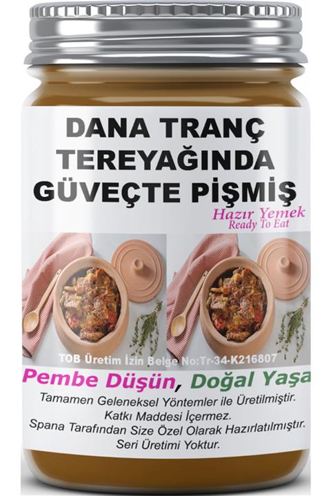 SPANA Dana Tranç Tereyağında Güveçte Pişmiş Ev Yapımı Katkısız 330gr