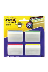 Postit 50,8x38mm 4 Renk Askılı Dosya Kavalyesi (24 Yaprak)