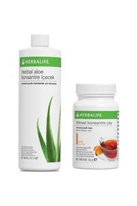 Herbalife Içecek Paketi 50 Gr Şeftali Çay + Aloe Vera Içecek