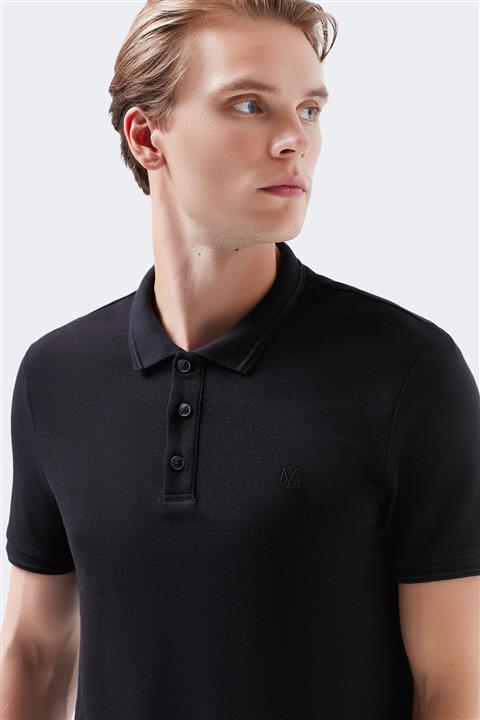 Mavi Siyah Polo Tişört