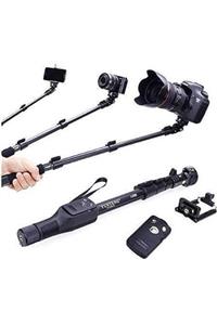 Tosbikshop Selfie Çubuğu Monopod Tripod Kumanda Yunteng Yt-1288 Gümüş