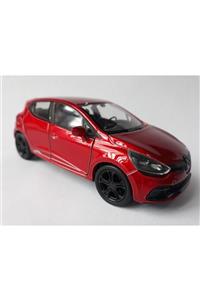 OYUNCAKSAHİLİ Renault Clio Diecast Metal Araba Kapı Açılır 1.36 Kırmızı Reno Clıo