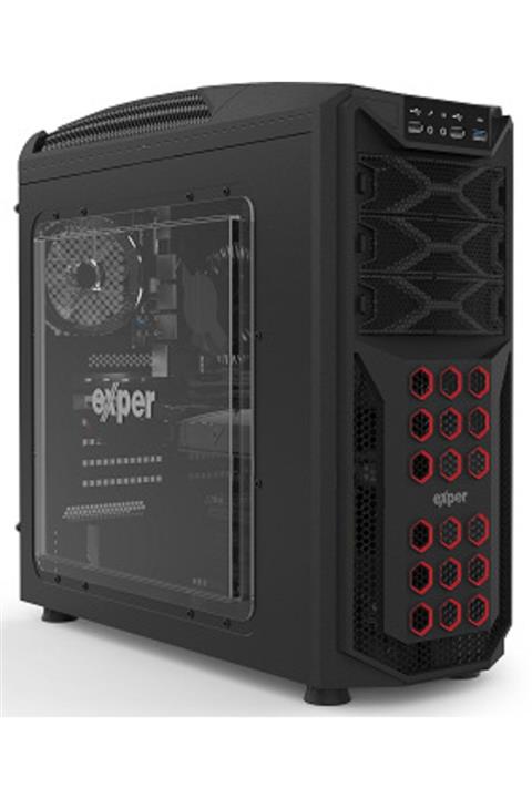Exper Pc Gamıng Flex Xcellerator Xc509 B450 R5 1600 32gb 1tb+480gb Ssd Gtx1650 4gb Fdos