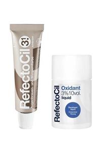 Refectocil Kaş ve Kirpik Boyası No :3.1+oxidant 3%10 Volum Liquid 100 ml