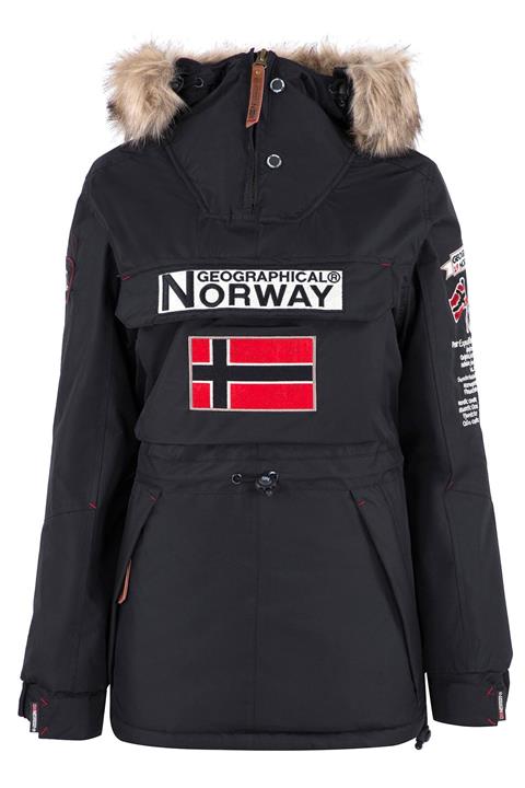 Norway Geographical Kadın Siyah Parka BOOMERA