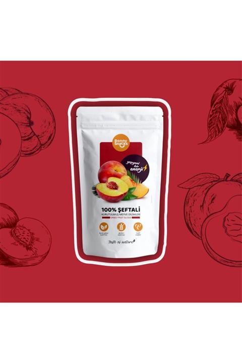 Bonny Snacks Kurutulmuş Şeftali Dilimleri 25gr