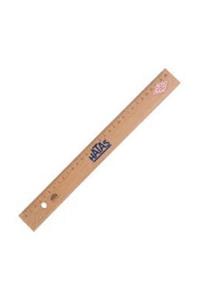 HATAS Cetvel Takvıyesız Ahşap 30 Cm