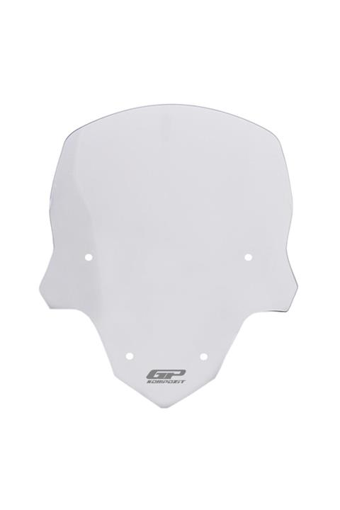 GP KOMPOZİT Yamaha Fazer 25 2020 Uyumlu Ön Cam Şeffaf 55 Cm