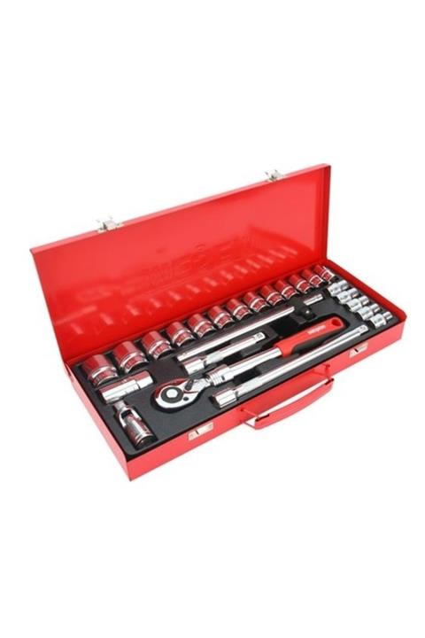 Meşem 24'lü Lokma Takımı 1/2 6 Köşe Uzatmalı Kol Lokma Takımı