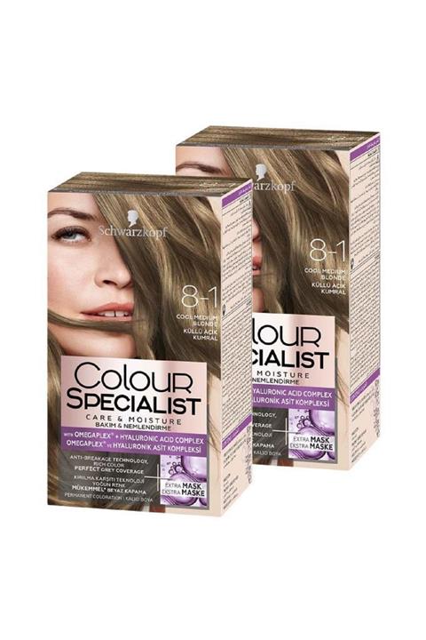 Colour Specialist Küllü Açik Kumral 8-1 X 2 Adet