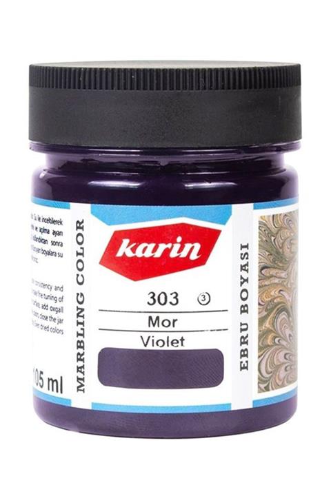 Karin Ebru Boyası Ezilmiş 303 Mor 105cc