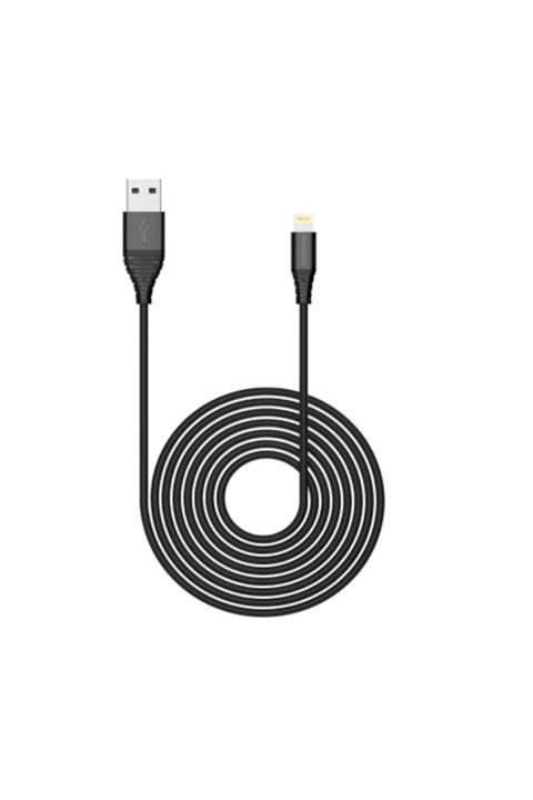 RİVERSONG Alpha S Cl32 Lightning 2.4a Hızlı Şarj Kablosu 1 M Siyah