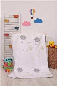 mellowbabystore Gri Kuzu Desenli Bebek Pikesi