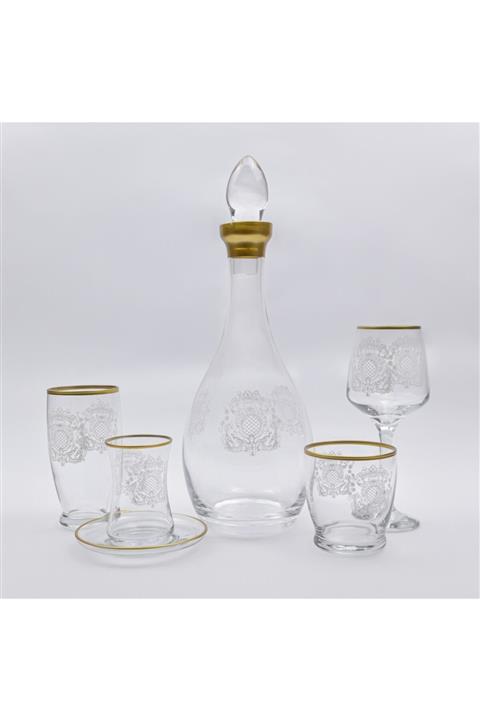 DNZ ART COLLECTİON Dnz Art Fulya 31 Prc. Sofra Seti Gold