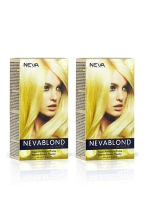 NEVA KOZMETİK Nevablond Ultimate Yoğun Ren Açıcı Pudra Kit 2'li Set
