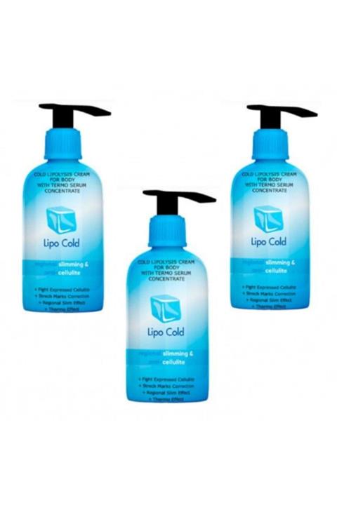 LİPO COLD Selülit ve Bölgesel Zayıflama Için 250 ml  3 Adet