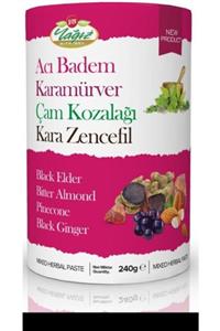 sedat baharat Yağız Acı Badem Karamürver Çam Kozalağı Kara Zencefil Macunu 240 gr
