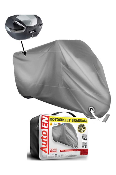 AutoEN Premium Kalite Yamaha Nmax 155 Arka Çanta Uyumlu Motosiklet Brandası Kalın