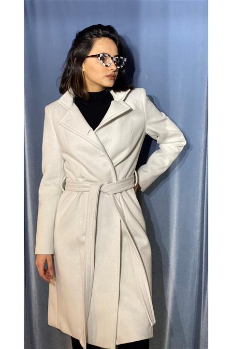 BOUTIQUE ATELIER Kadın Beyaz Palto