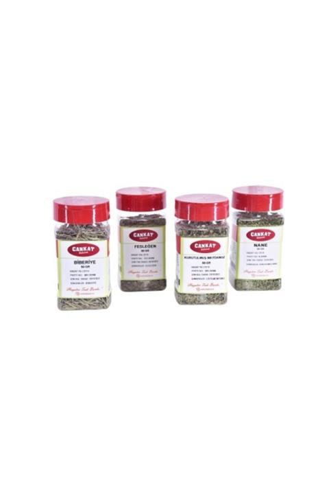 CANKAT BAHARAT Biberiye - Fesleğen - Kurutulmuş Maydanoz - Nane