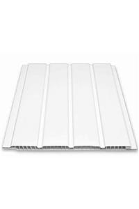 SerProfil Fugalı Beyaz Plastik Pvc Duvar Tavan Lambiri / 40 Adet 20cm X 2 Metre - 16 Metrekare