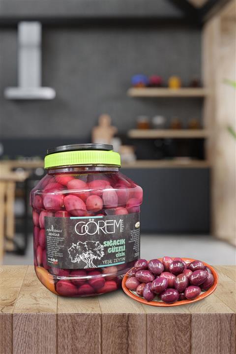Görem Zeytin 2 kg Tavşan Yüreği Çizik Zeytin