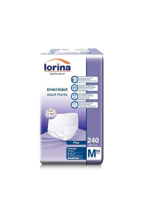 LORİNA Emici Külot Hasta Bezi Medium 240 Adet