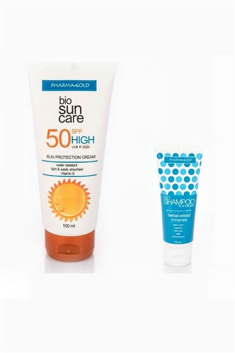 Pharma Gold Spf50 Güneş Kremi 100 ml ve Şampuan 75 ml