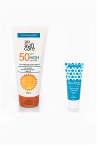 Pharma Gold Spf50 Güneş Kremi 100 ml ve Şampuan 75 ml