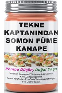 SPANA Tekne Kaptanından Somon Füme Kanape Ev Yapımı Katkısız 330 gr