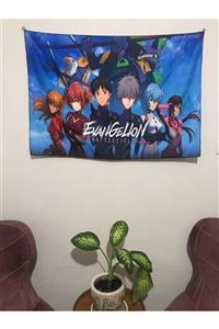 owl bag Neon Genesis Evangelion Desenli Tasarım Duvar Halısı